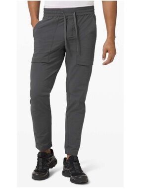 Lululemon Men's Bowline Pant In Dark Gray Pockets Sz.Sx30" Athlesiure Preppy